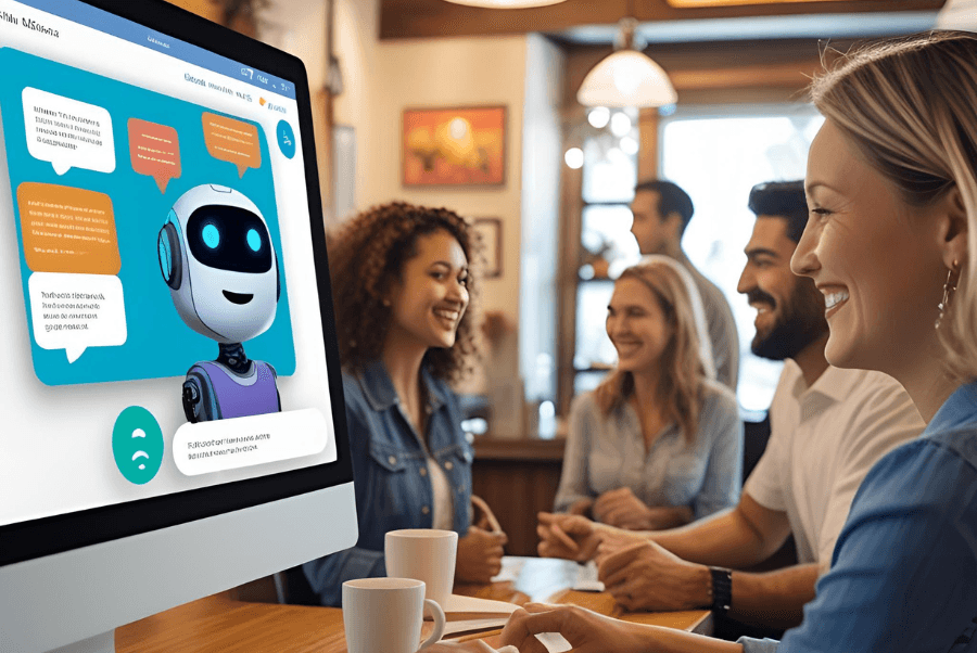 Small business in Lorton VA using AI chatbot to handle customer messages and bookings