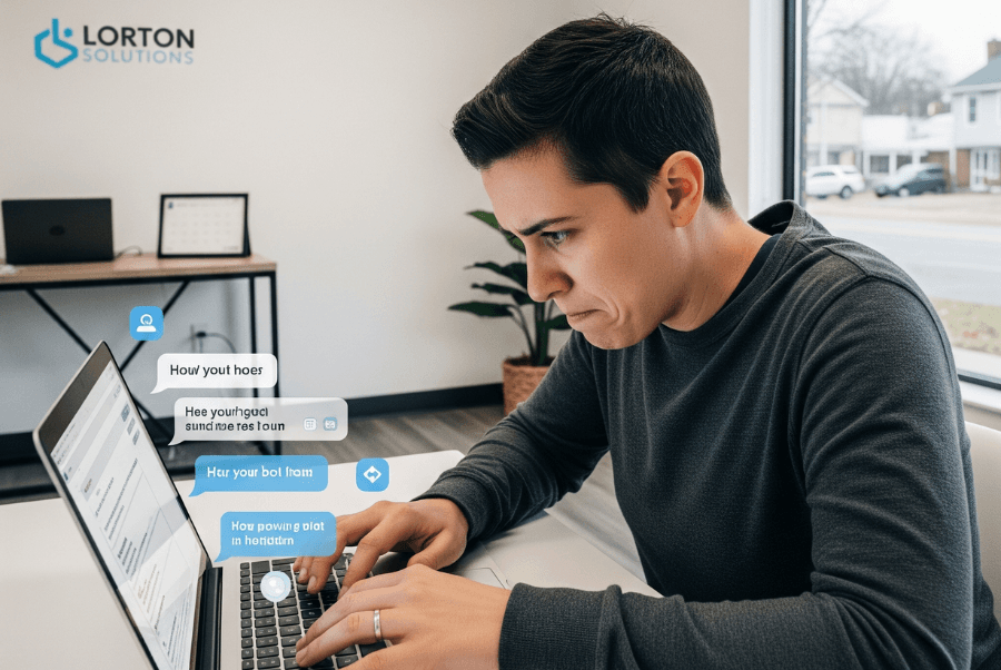 Business owner in Lorton VA frustrated by broken chatbot