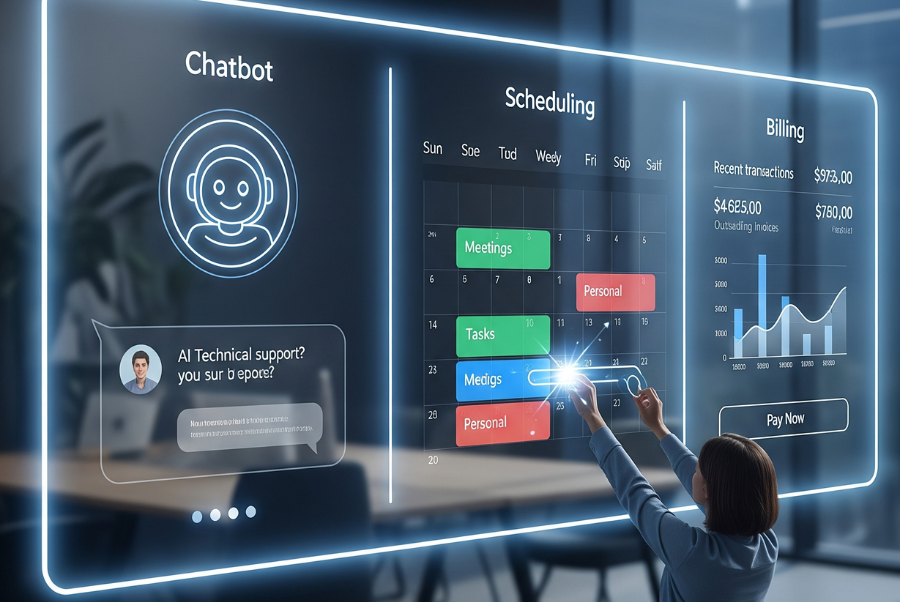 AI Automation Benefits: AI automation dashboard interface overview