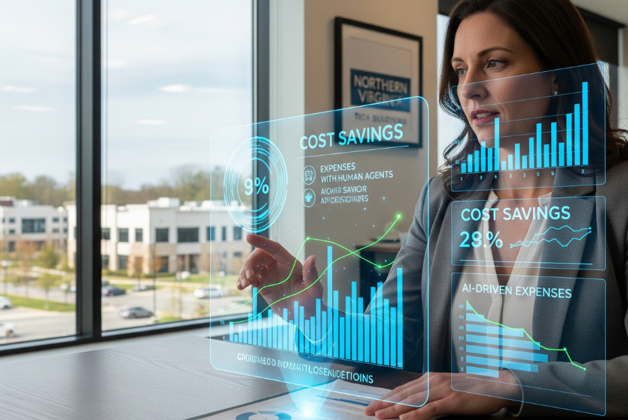 AI Agent Advantages in Virginia – cost savings comparison