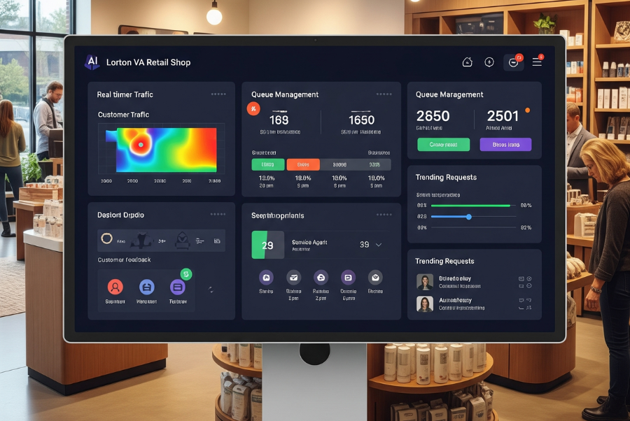 AI Agents handling high customer volume in Lorton VA