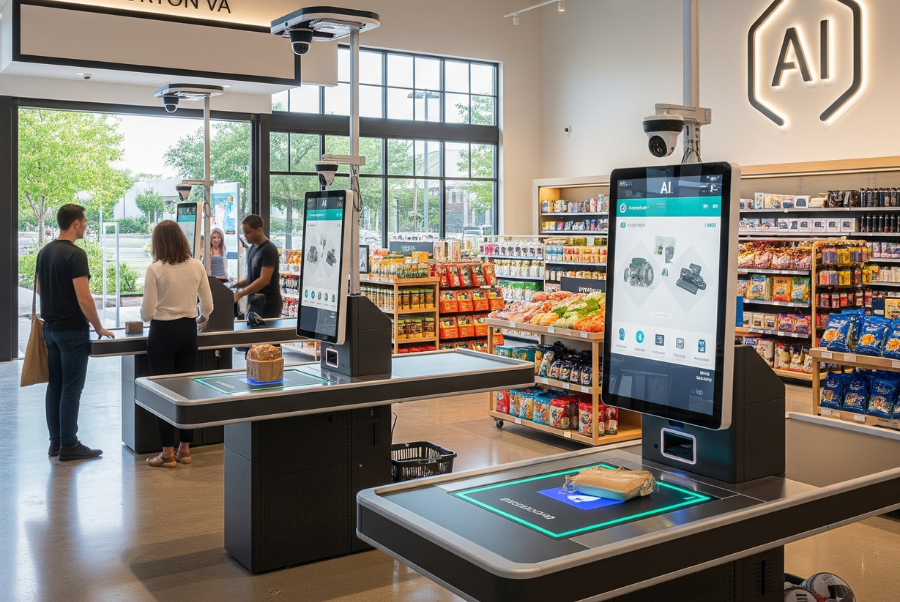 Retail shop in Lorton VA using AI automation to save money