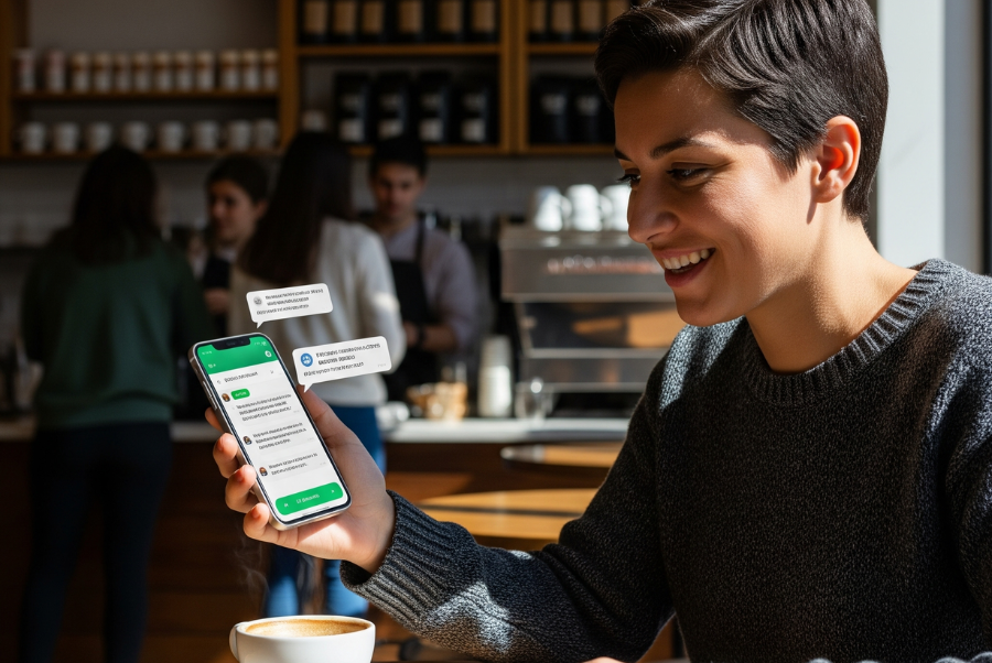 AI Automation benefits gave Customer easy way to inquire by using AI chatbot in Lorton VA coffee shop