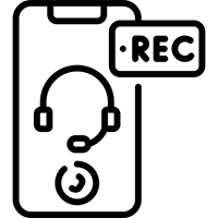 Icon Recorded Call