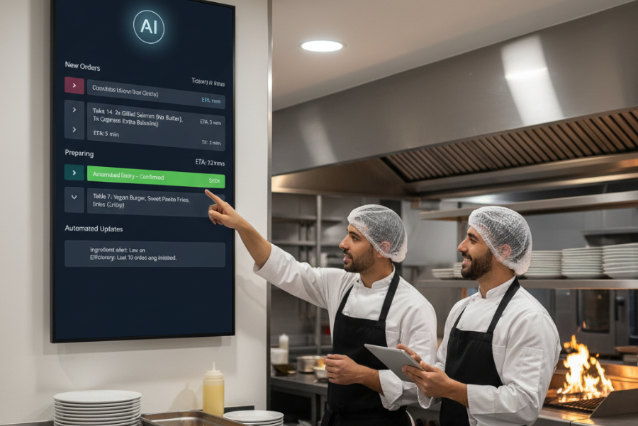 AI order tracking system helping restaurants in Lorton VA