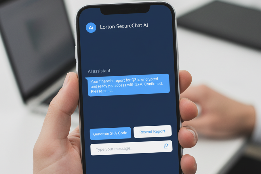 Chatbot user layer with messages and quick replies for Lorton VA business customers