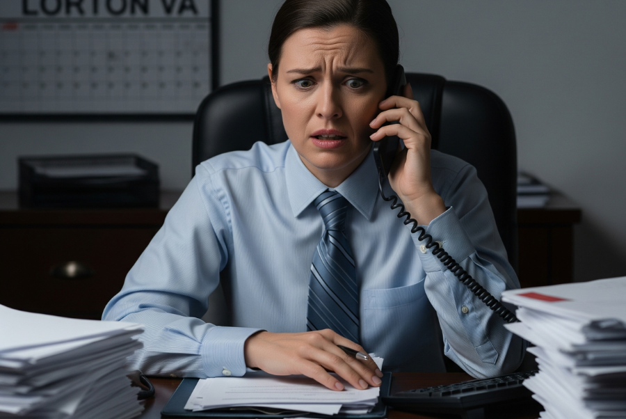 Lorton VA small business owner struggling with customer service