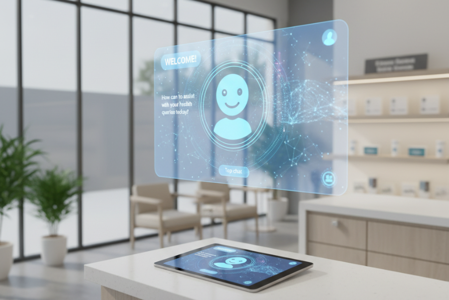 Automated service bots concept helping Springfield VA small businesses with customer questions