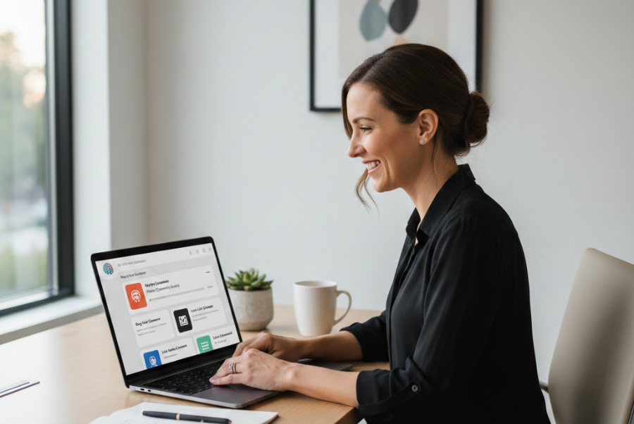 AI content creation Fairfax VA for local business owner