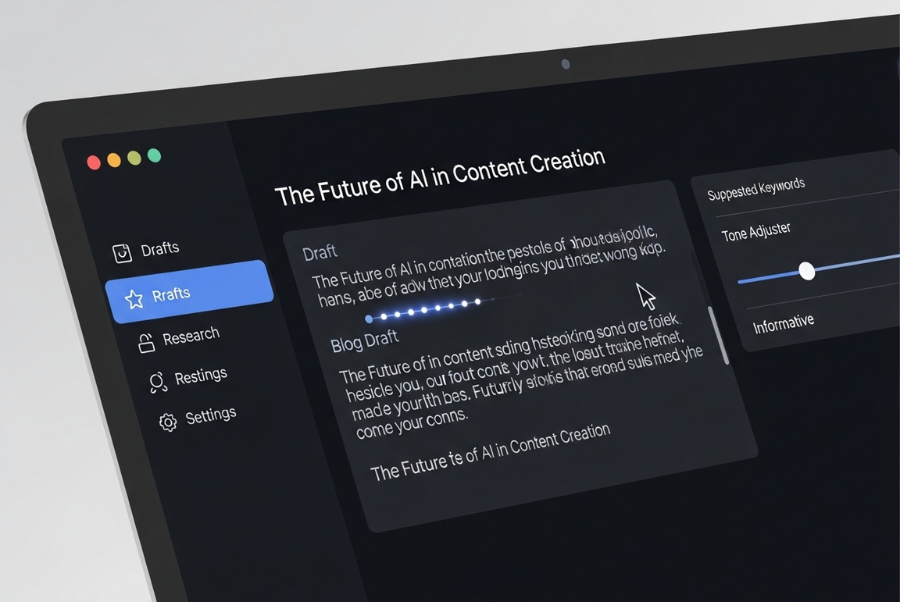 AI editorial tools Lorton VA creating weekly blog content