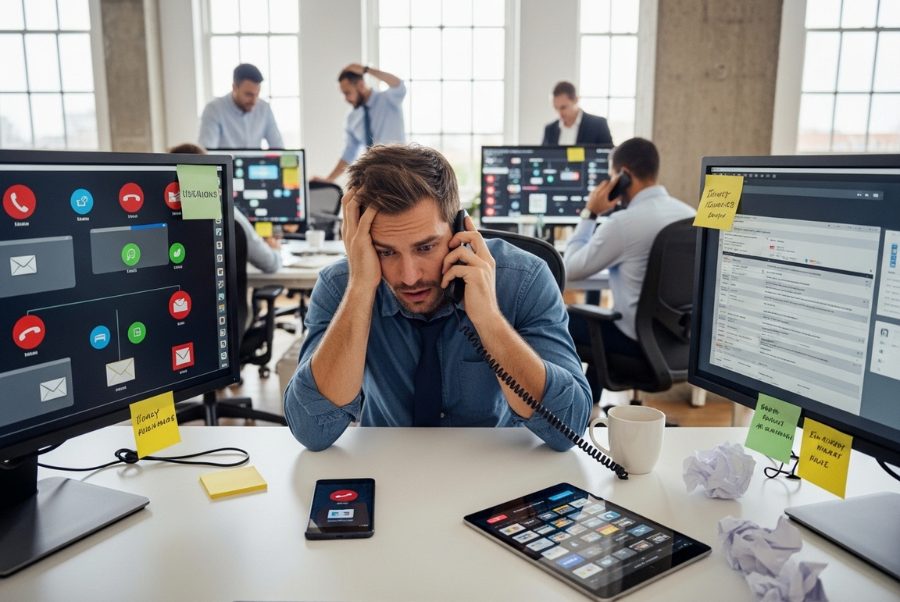 reducing repetitive tasks with voice AI chatbot system

